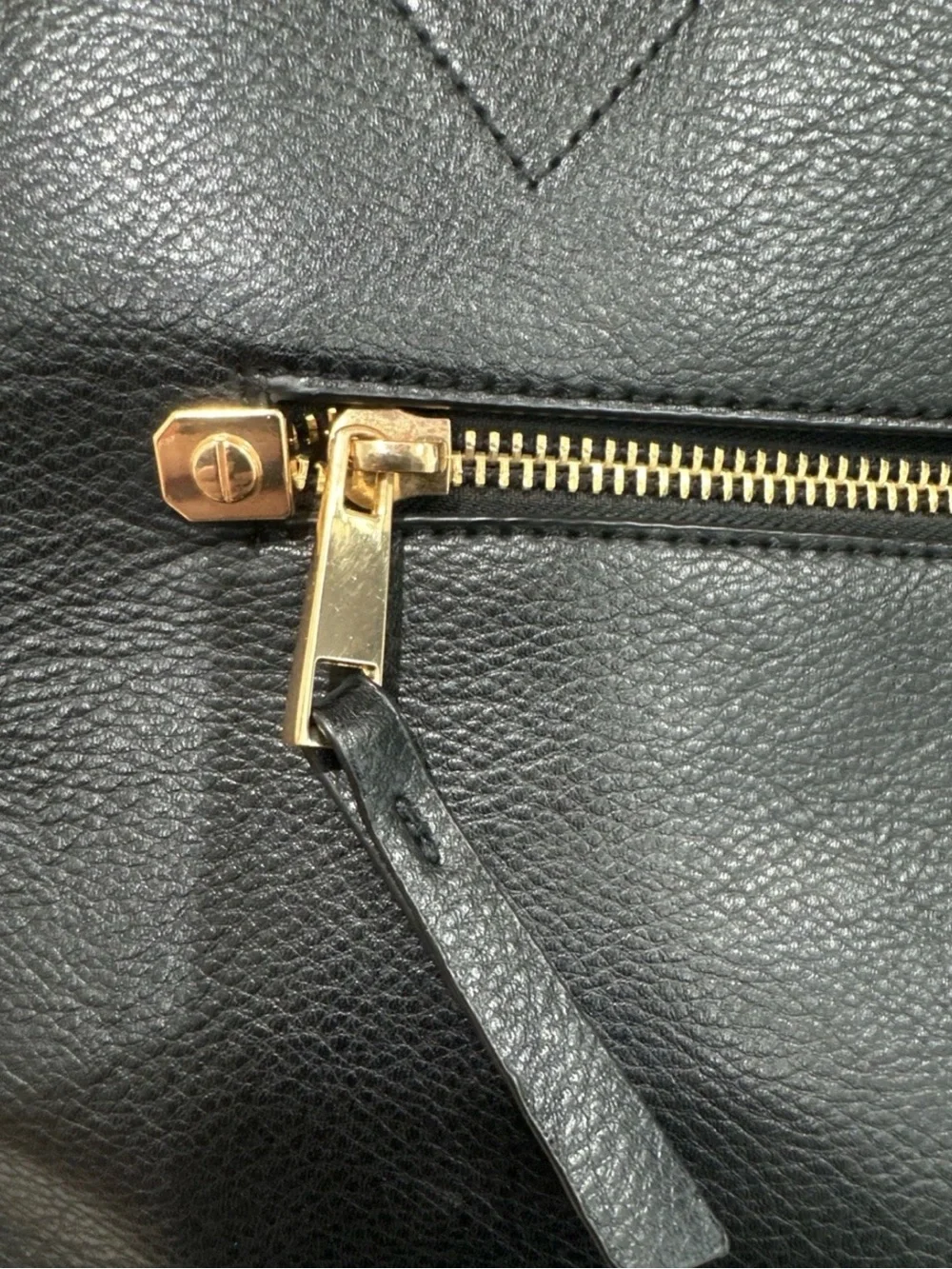 ALDO Black Leather Satchel Tote Crossbody Bag Gold Hardware Women’s Handbag
